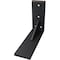 Ekena Millwork Countertop Support Steel Heavy Duty Bracket w/ Gusset, Powder Coated Black 2 1/2"W x 8"D x 6"H BKTM02X08X06CGPBL - alternate 9
